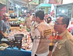 Satgas Pangan Polres Malang Sidak Pasar, Pastikan Stok Bahan Pokok Aman Jelang Idul Adha