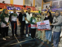 Bupati Jombang Hadir Dalam Penutupan Turnamen Bola Voli Bupati Cup Antar Karang Taruna
