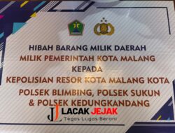 Momen Hari Bhayangkara ke-77, Polresta Malang Kota Terima Surprise dari Pemkot Malang