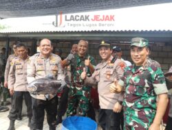 Sinergitas TNI-Polri, Kapolres Mojokerto Dan Dandim 0815 Tebar Ribuan Benih Ikan Nila