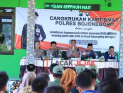 Harkamtibmas Polres Bojonegoro Gelar Cangkrukan Kamtibmas Bareng Warga