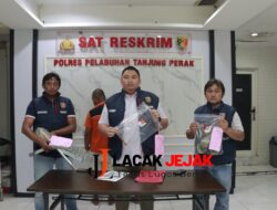 Polres Tanjung Perak Berhasil Amankan Dua Residivis Pencuri Kabel Gardu PLN Induk