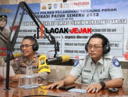 Bersama Media Polres Tanjungperak Sosialisasikan Operasi Patuh Semeru 2023 Cegah Fatalitas Lakalantas