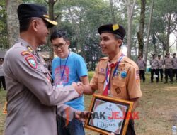Delegasi Polres Pacitan Raih Juara 1 Lomba Cerdas Cermat Pada Kemah Bakti Pancasila