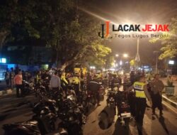 Harkamtibmas, Polres Pamekasan Amankan Puluhan Motor Terlibat Balap Liar