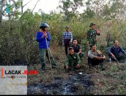 Cegah Karhutla Antara Perhutani Polri Dan TNI Bersinergi Lakukan Patroli
