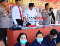 Polres Tuban Berhasil Ungkap TPPO, Lima Tersangka Mucikari Diamankan