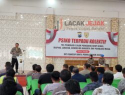 Perpanjang Izin Senpi, Ratusan Personil Polres Pasuruan Ikuti Tes Psikologi