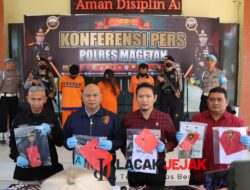 Tiga Tersangka Dalam Tiga Kasus Penipuan Berhasil Diungkap Dan Pelaku Diamankan Polres Magetan