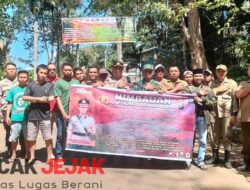 Polisi Bersama TNI dan Warga Kompak Cegah Karhutla di Bondowoso