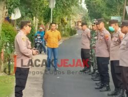 Sinergitas TNI Polri Pilkades PAW di Cluring Banyuwangi Kondusif
