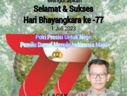 Keluarga Besar Perhutani KPH Jombang Mengucapkan Selamat dan Sukses Hari Bhayangkara ke-77