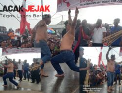 Kepala Desa Mundusewu Dan Kepala Desa Bareng Saling Pukul Warnai Peringatan HUT RI ke-78
