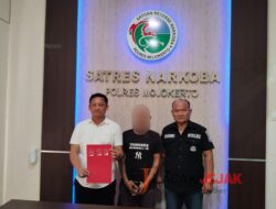 Polres Mojokerto Ungkap Peredaran Narkoba, Pembawa Sabu Diamankan