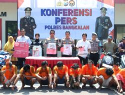 Harkamtibmas, Polisi Berhasil Ungkap Belasan Kasus di Bangkalan Selama Sebulan