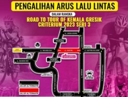 Road to Tour Of Kemala Seri 3 Gresik Criterium 2023 di Gelar, Polres Gresik Siapkan Rekayasa Arus Lalin