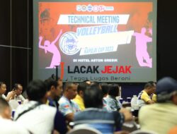 Pastikan Kesiapan Turnamen Voli Kapolri Cup 2023 seri 2, Panitia Adakan Tehnical Meeting