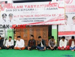 Menyambut HUT RI Ke 78 Kecamatan Mojowarno Jombang Laksanakan Doa Lintas Agama