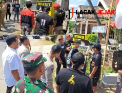 Warga Perguruan Silat di Balerejo Sukarela Bongkar Tugunya, Kapolres Madiun Sampaikan Apresiasi