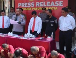 Polres Pasuruan Kota Ungkap Peredaran Narkoba, Empat Tersangka Berhasil Diamankan