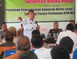 Administratur KPH Blitar Berjanji Untuk Tertibkan Perkebunan Tebu Yang Ada Di Area Hutan Milik Perhutani