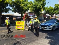 Polisi Siapkan Jalur Alternetif Selama Penutupan Jembatan di Jalan Wijaya Situbondo