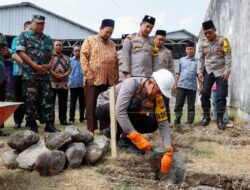 Peletakan Batu Pertama Pembangunan Mushola Ar Riyadh Oleh Kapolres Jombang