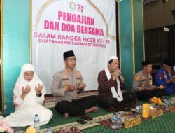 Peduli Sesama, Bhayangkari Cabang Situbondo Gelar Santunan Anak Yatim dan Doa Bersama