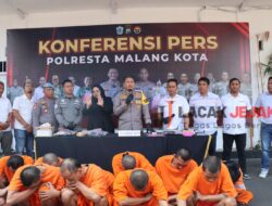 Polresta Malang Kota Ungkap Peredaran Narkoba Berhasil Amankan 26 Tersangka