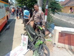 Imbauan Polisi Usai Kejadian Laka Lantas Pemotor Dengan Bus Harapan Jaya di Jombang