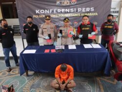 Polisi Berhasil Ungkap Curanmor di Surabaya, Tersangka Seorang Tukang Tambal Ban Diamankan