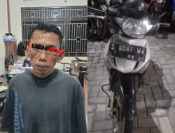 Seorang Pelaku Curanmor ditangkap di Jalan Sawah