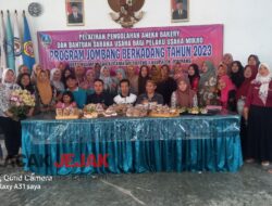 Ibu Ibu Pelaku UMKM  Bersemangat Adanya Pelatihan Tata Boga Di Desa Ngampungan