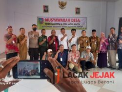 Panitia KDAW Desa Bareng Lakukan Prosesi Musdes Pemilihan Dengan Lancar