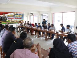 Kapolres Jombang Jumat Curhat Bersama pemilik dan pengawas SPBU