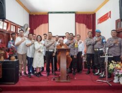 Polres Jombang Dengar Masukan dari Gereja Sidang Jemaat Pentakosta Indonesia dalam Kegiatan Minggu Kasih