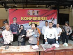 Polres Nganjuk Amankan Penusuk Warga Sugihwaras, Pelaku Ditangkap saat Ngamen