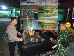 Polisi Berhasil Amankan Empat Orang Terduga Pencurian Janur dari Amukan Warga di Lumajang