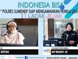 Gandeng Media Gelar Dialog Interaktif Polres Sumenep Siap Amankan Pemilu 2024