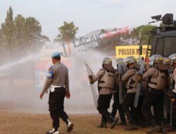 Jelang Pemilu 2024, Polres Jombang Gelar Simulasi Sispamkota