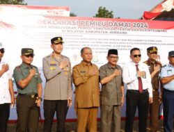 Deklarasi Pemilu Damai 2024, Wujudkan Situasi Kamtibmas Yang Aman dan Kondusif di Wilayah Kabupaten Jombang