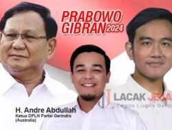 Gibran Cawapres Prabowo, Ketua DPLN Gerindra,” Jadikan Inspirasi Generasi Muda Milenial