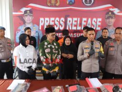 Polres Pasuruan Berhasil Tangkap Pelaku Pembunuhan Di Randupitu Gempol