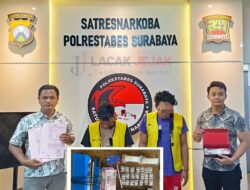 Polrestabes Surabaya Amankan Kakak Adik Diduga Edarkan Narkoba
