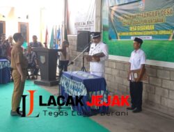 Kades Gedangan Mojowarno Sukarno Lantik Perangkat Desa Baru