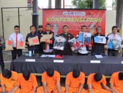 Polres Tulungagung Ungkap Kasus Kekerasan 8 Tersangka Diamankan