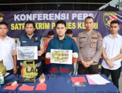 Polres Kediri Berhasil Amankan Tersangka Komplotan Pencuri Tabung Gas