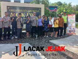 Serap Aspirasi, Polres Jombang Gelar Minggu Kasih di GKJW Bongsorejo