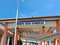 Pendopo Balai Desa Gambiran Kecamatan Mojoagung Selesai 100 Persen Begini Ungkapan Kepala Desa