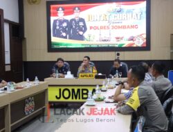 Polres Jombang Jumat Curhat Bersama Penyelenggara Pemilu 2024